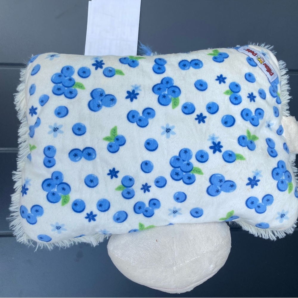 Pillow Pets Sweet Scented Blueberry Cow Stuffed Animal Plush Toy pee wee - Picture 3 of 4